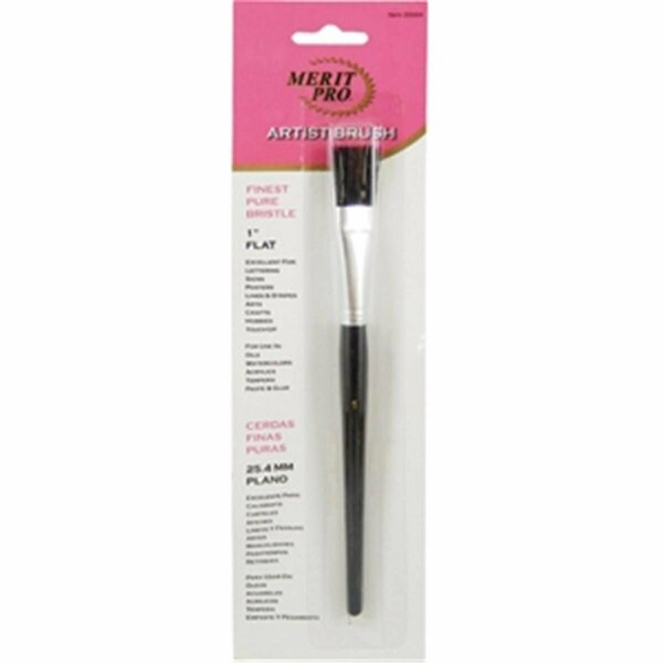 Gourmetgalley 4 1 in. Finest Flat Pure Bristle Artist Brush GO3576930